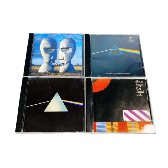 Lote 04 Cds Pink Floyd The Final Cut Dark Side Kit 0802