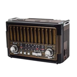 Rádio Retro Portátil Bandas AM/FM/SW com Flashlight Entrada USB