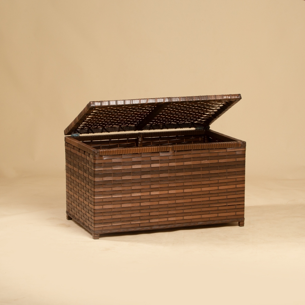 Baú Cesto Organizador Brinquedos Quarto 40X70X40 Grande Reforçado Fibra Sintética Junco 112 Litros