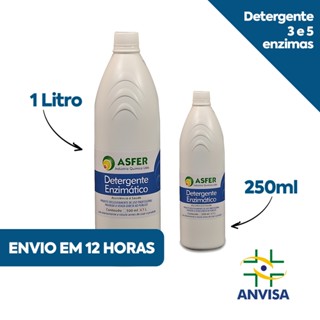 Detergente Enzimático 250ml ou 1 Litro 3 ou 5 Enzimas - Para manicures, salões, consultórios e mais em Oferta na Shopee