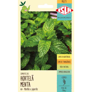 Sementes de Hortelã (Menta) - 90 mg - Isla em Oferta na Shopee