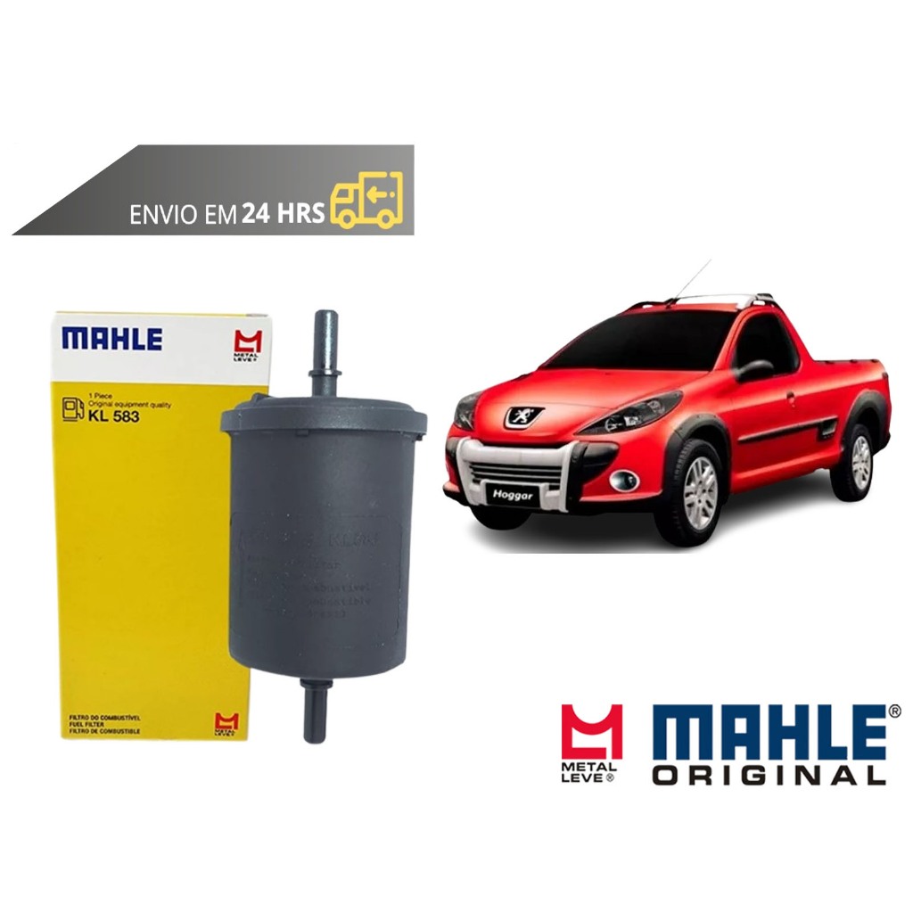 Filtro de Combustível Peugeot Hoggar todos de 2010 a 2015 Original Mahle Metal Leve em Oferta na Shopee