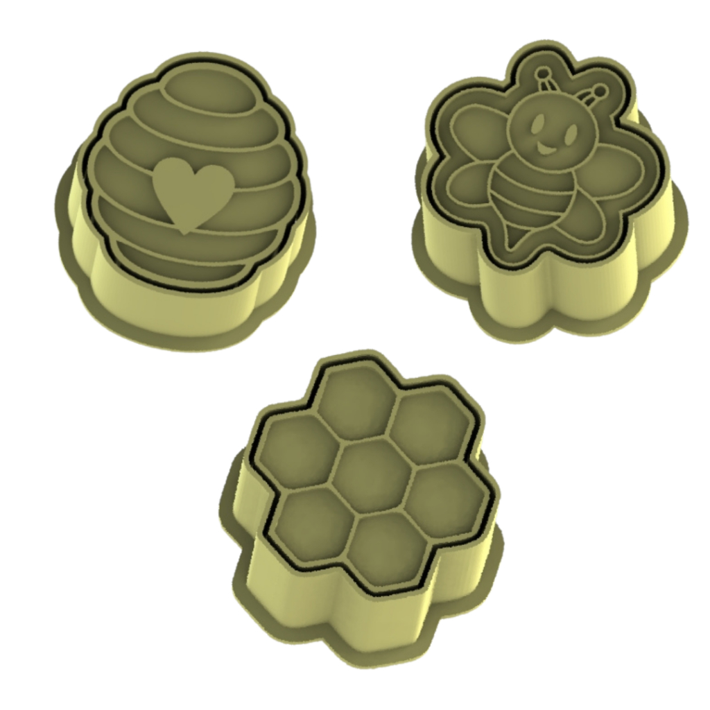 Ejetor e modelador de Docinhos e Doces Abelha, Colmeia, Favo de Mel em Oferta na Shopee