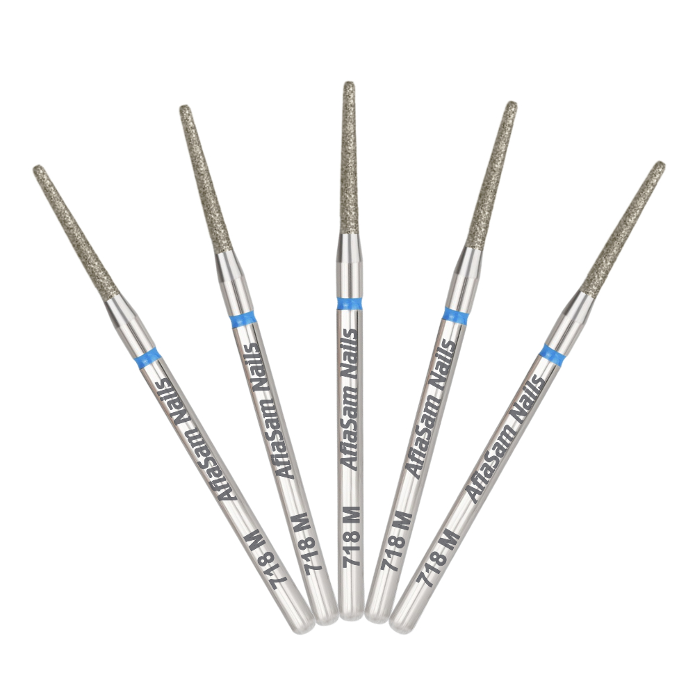 5 Broca Diamantada 718 M Ponta de Lápis Alongamento de Unhas em Oferta na Shopee