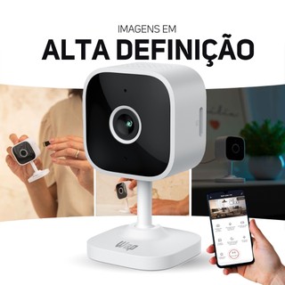 Câmera de Segurança Smart Monitoramento Sensor Movimento Visão Noturna LENS 100 WAP em Oferta na Shopee