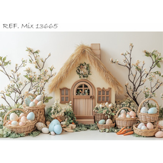 Fundo Fotográfico Em Tecido Pascoa 2,20x1,50 13665 em Oferta na Shopee