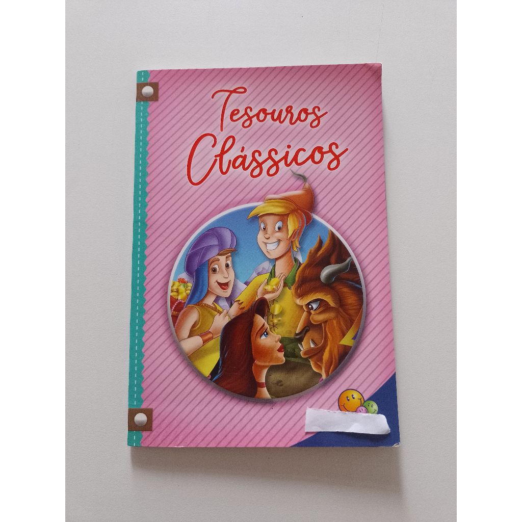 Livro Tesouros Clássicos A Bela E A Fera, Peter Pan , Ali Babá Ab775