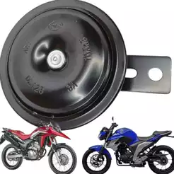 Buzina Moto 12v Honda Cb 300 Cbx Twister 250 Xre 300 Yamaha Fazer 250