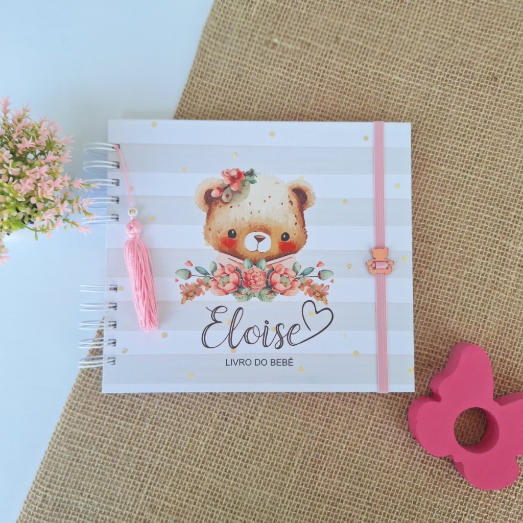 Livro do bebê - Flower Bear