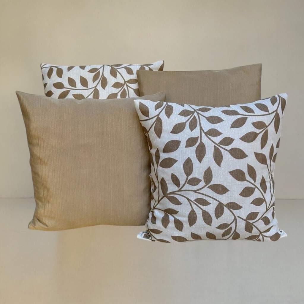 Kit Capas de Almofada Decorativa Com Zíper 4 Peças New Rustico em Oferta na Shopee