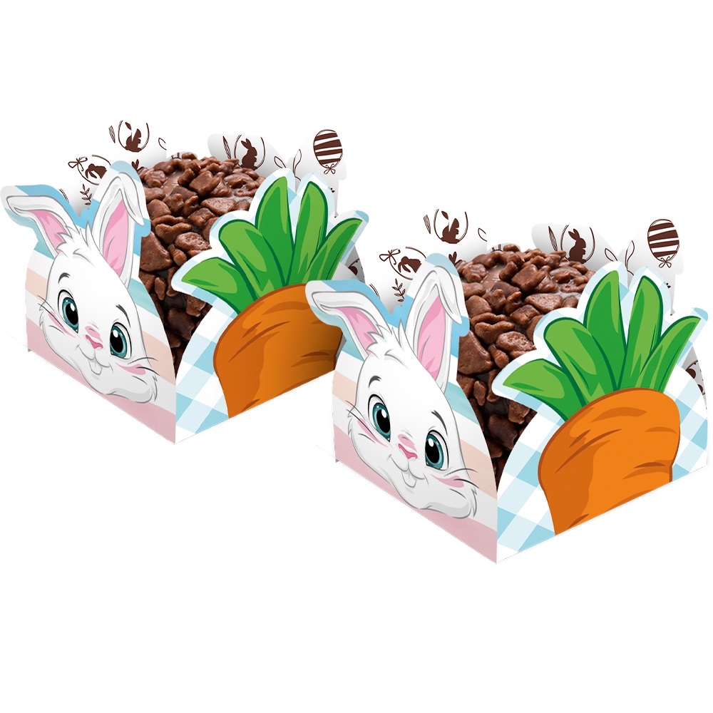 Forminha Especial para Doce - Festa Feliz Páscoa do Coelho - 50 Unidades em Oferta na Shopee