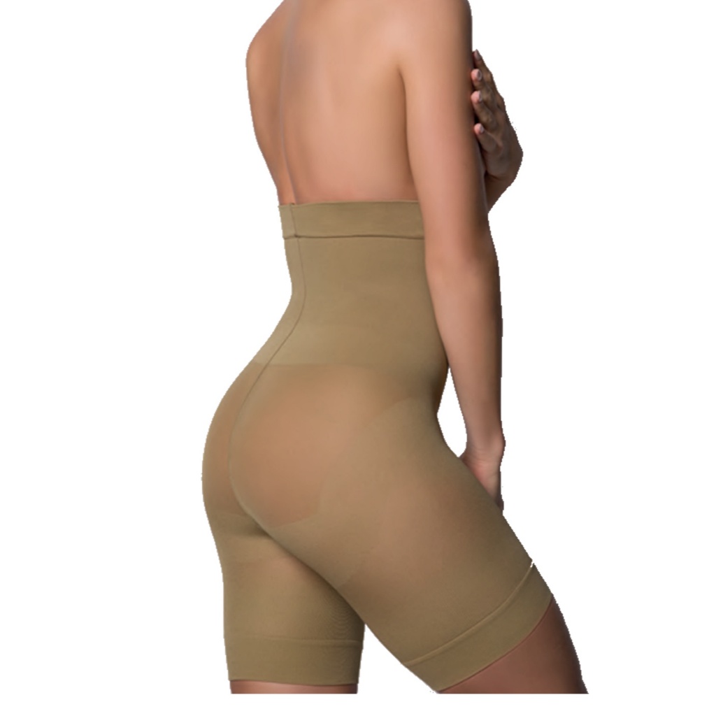 Modelador Selene Levanta o Bumbum Afina Cintura Compressão 9800 Silicone No Cós Feminino Cós Alto — imagem 2 de 2