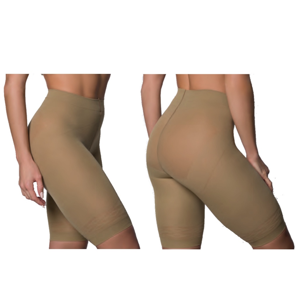 Bermuda Selene Afina Cintura Modeladora Compressão 9880 Levanta O Bumbum Modeladora Elastano — imagem 2 de 2