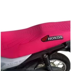 Capa Banco Moto Honda Rosa