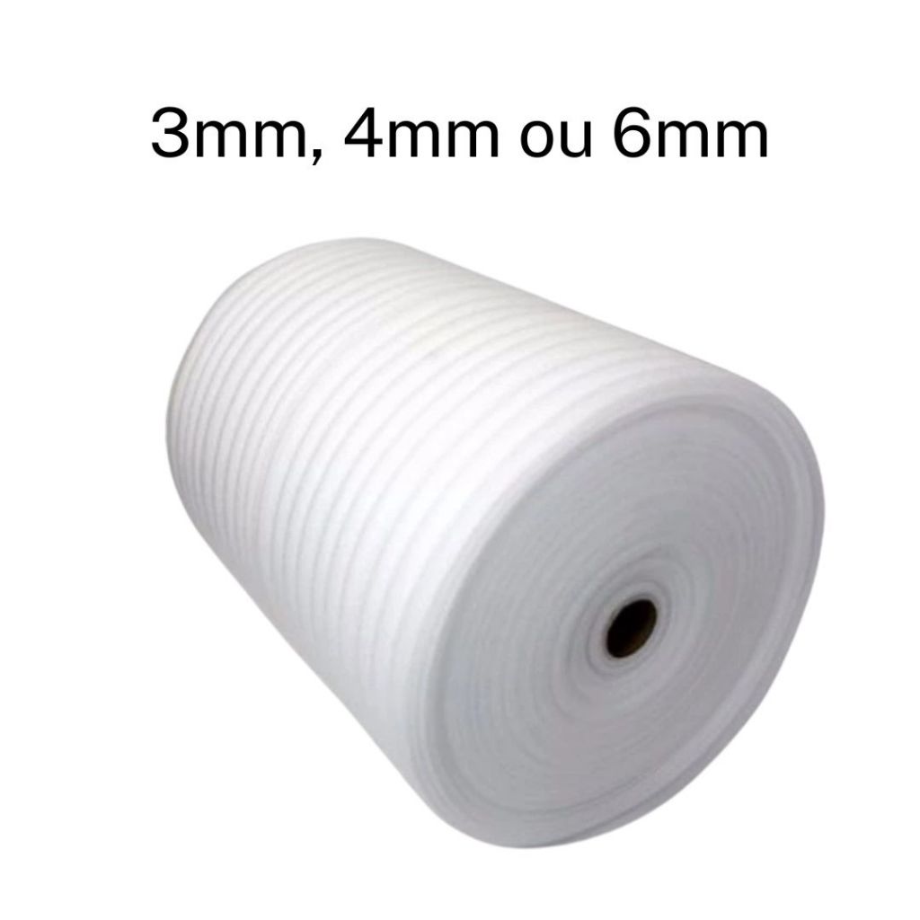Manta Polietileno Expandido 3/4/6mm Para Piso Laminado - Pisos, Contrapiso, Isolante Térmico, Proteção, Embalagens