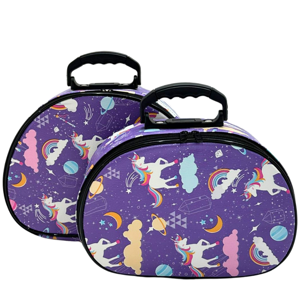 Kit 2 Frasqueira Necessaire Maleta Bolsa Mala De Mão
