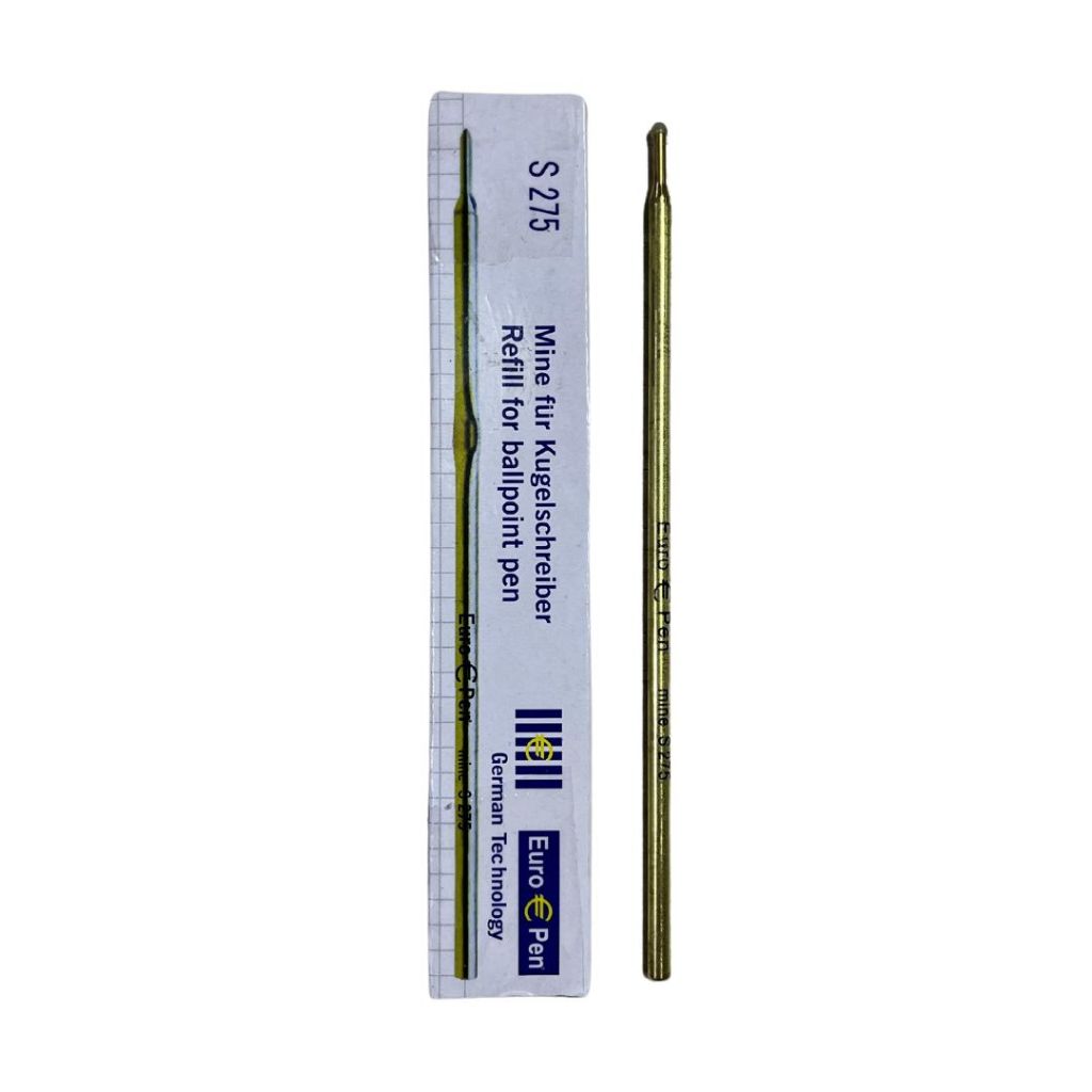 Caneta de Riscar Couro Euro Pen Prata - Tecnologia Alemã - Refil