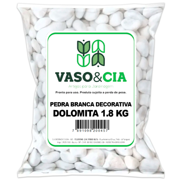 Pedra Dolomita Branca Seixo Branco - Vaso Jardim Decoração Planta - 1.8 kg em Oferta na Shopee