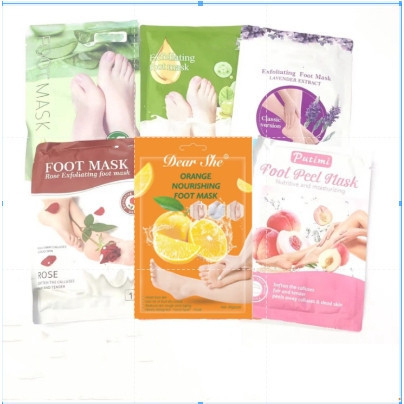 Máscara de Pé Meia Esfoliante Remove Pele Morta - PAR