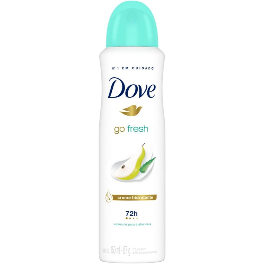 Desodorante Antitranspirante Aerosol Dove Go Fresh Pera e Aloe Vera 150ml