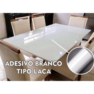 Adesivo de Mesa Branco Profissional Mesa de Jantar Decoração de Vidros em Geral laca Laquear