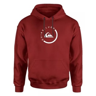 Blusa de Frio Moletom com Capuz e Bolso Agasalho Unissex Estampado Quiksilver em Oferta na Shopee