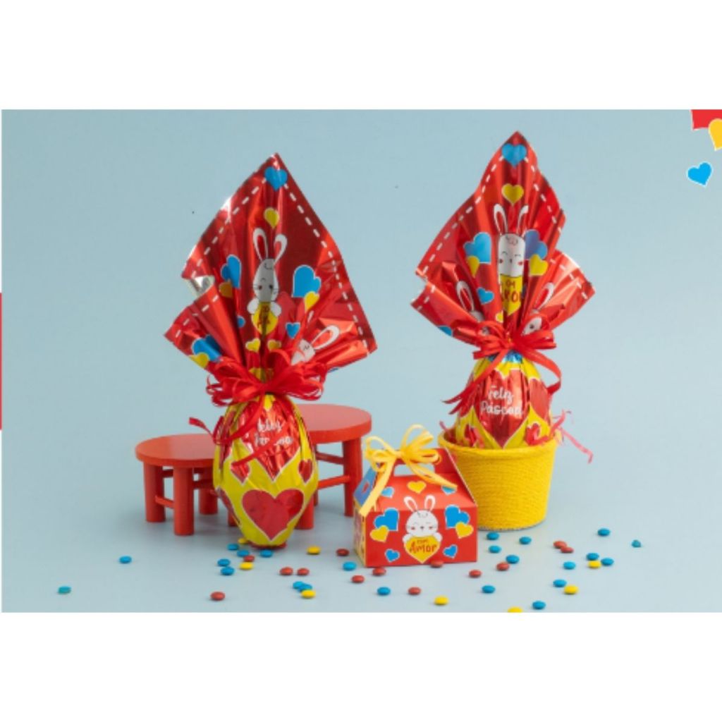 Saco Para Ovo de Páscoa de 250 Gramas á 300 Gramas 25 UNIDADES 35CM X 35 CM OPÇÕES DE ESTAMPAS em Oferta na Shopee