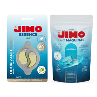 Kit 1 Jimo Essence Aromatizador Limão + 1 Jimo Pastilha Limpa Lava Louças 2x17g em Oferta na Shopee