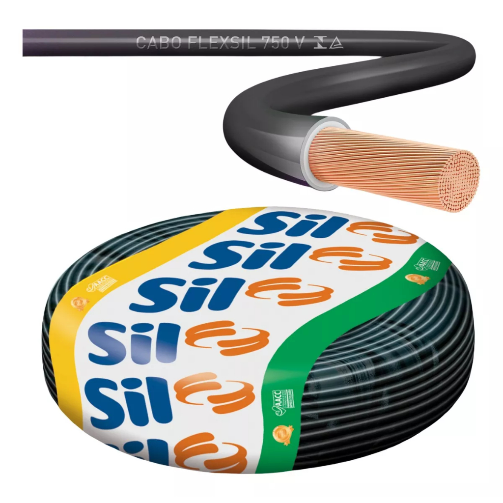 MEGA OFERTA FIO CABO FLEX 2.5mm SIL COM 50 METROS original em Oferta na Shopee