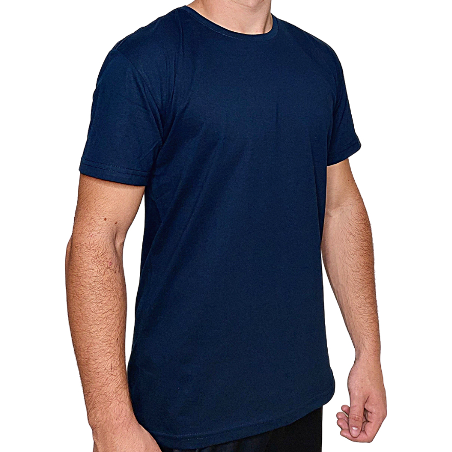 Camiseta Masculina Básica Lisa 100% Algodão em Oferta na Shopee