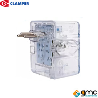 Protetor Dps Energia 3 Tomadas 10a Cor Transparente Lcf - Clamper
