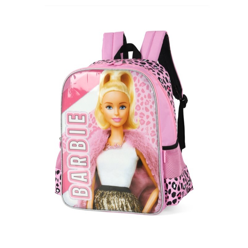 Mochila De Costas Infantil Barbie Fashion Rosa - Luxcel em Oferta na Shopee