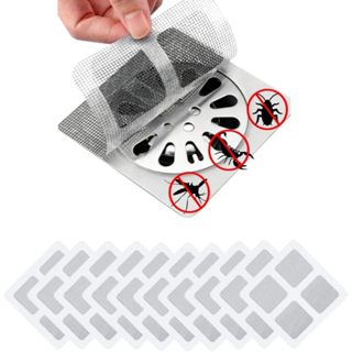 Kit 20 Filtros Adesivo Para Ralo Banheiro Cozinha Quintal Coletor De Cabelo Anti Inseto Mania em Oferta na Shopee