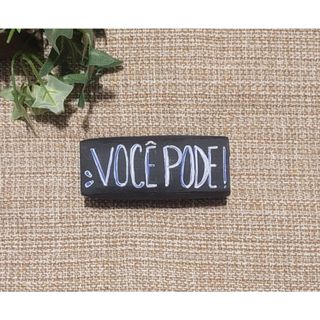 Objeto Decorativo Frases Decoração Casa Bloco decorativo Motivacional