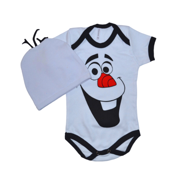 Body Bebê Temático Mesversario Olaf — imagem 2 de 2