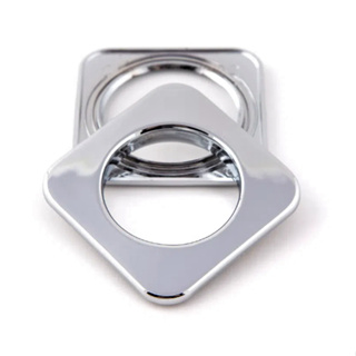 Kit 10 Ilhós Quadrado Cromado Para Cortina 28mm em Oferta na Shopee