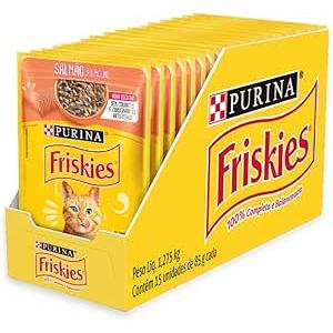 Sachê Friskies 85g Salmão 15 unidades