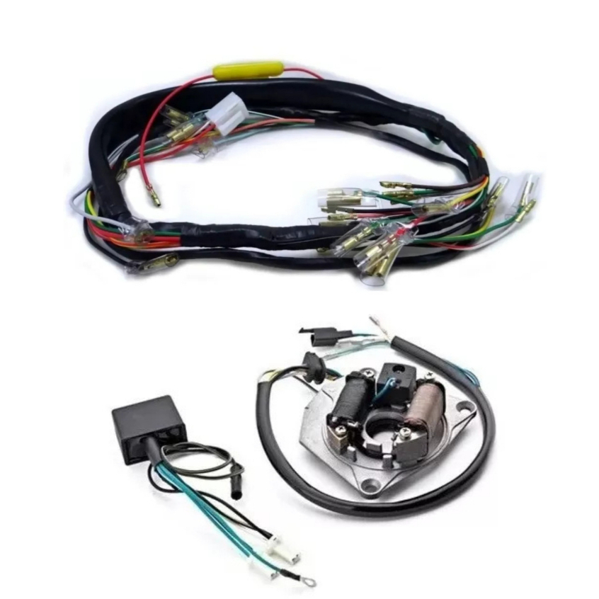 Chicote Principal Fiação Cg 125 83 A 86 + Kit Conversor Cdi