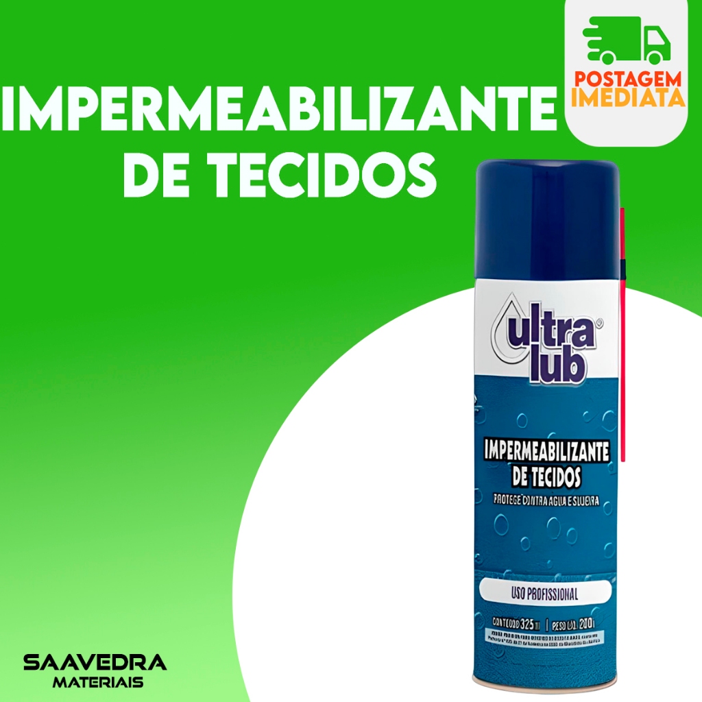 Impermeabilizante De Tecidos 325ml Ultra Lub em Oferta na Shopee