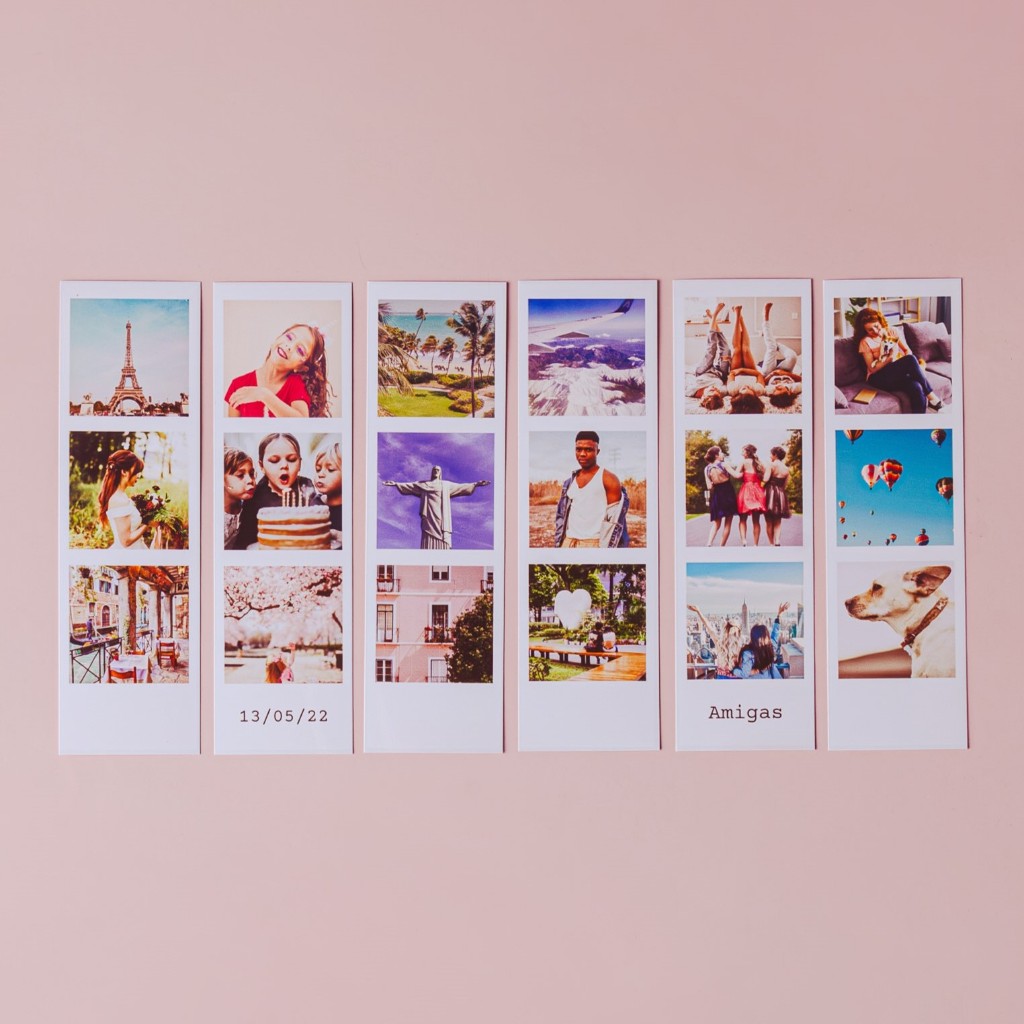 Tirinha de Fotos Estilo Cabine Fotográfica