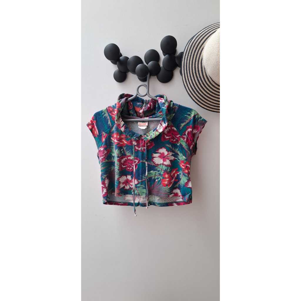 Cropped floral Mercatto