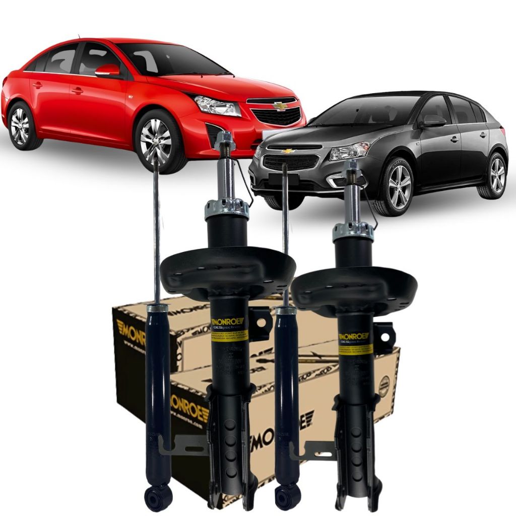 Kit Amortecedor Dianteiro Traseiro Cruze Sedan 1.8 2011 2016