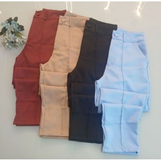 Kit 2 Calças Alfaiataria Tradicional Feminina Social Reta Moda em Oferta na Shopee