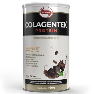 Colagentek Protein + Ácido Hialurônico Glutamina e Vitaminas 460g - Vitafor em Oferta na Shopee