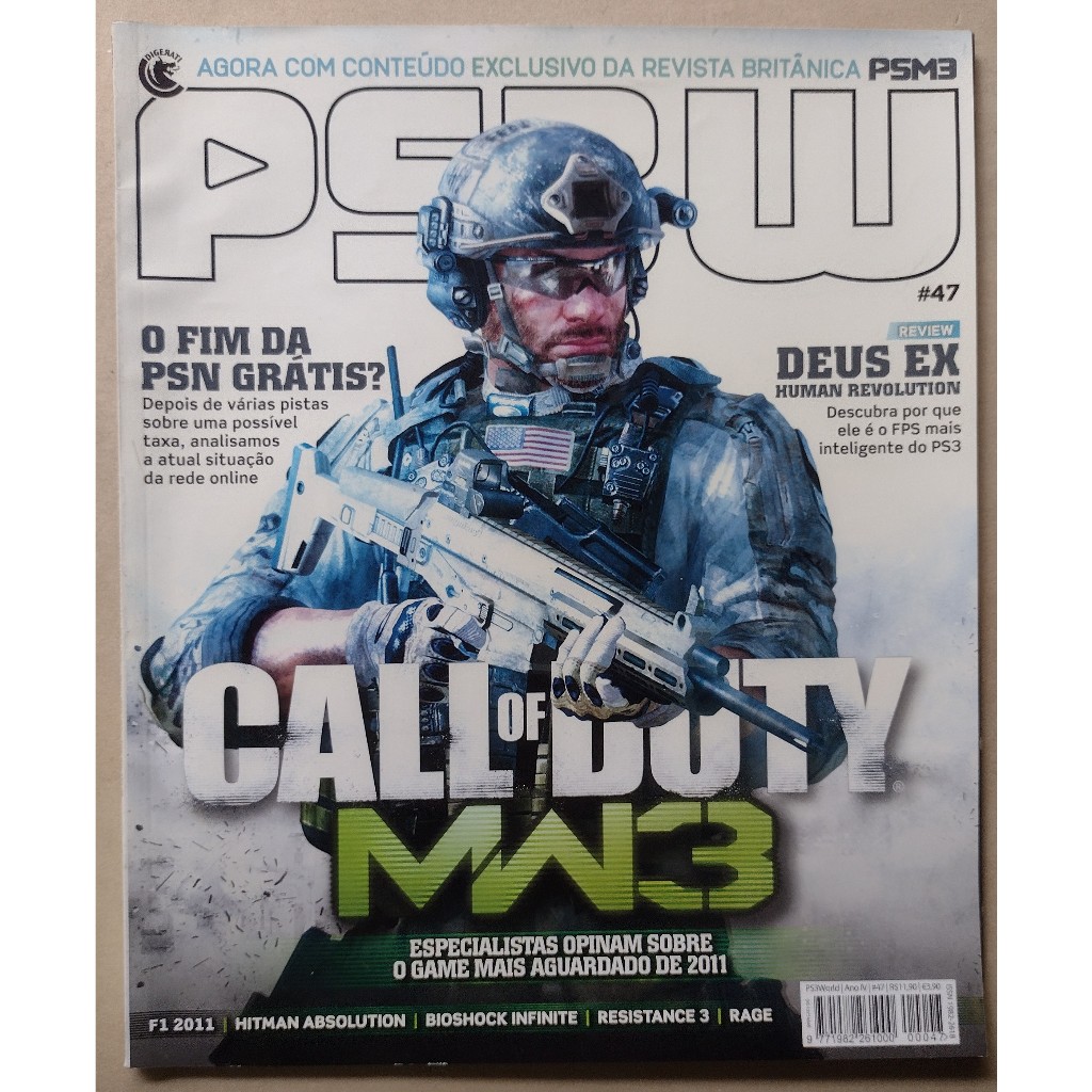 REVISTA PS3W 47 CALL OF DUTY HITMAN ABSOLUTION BIOSHOCK INFINITE