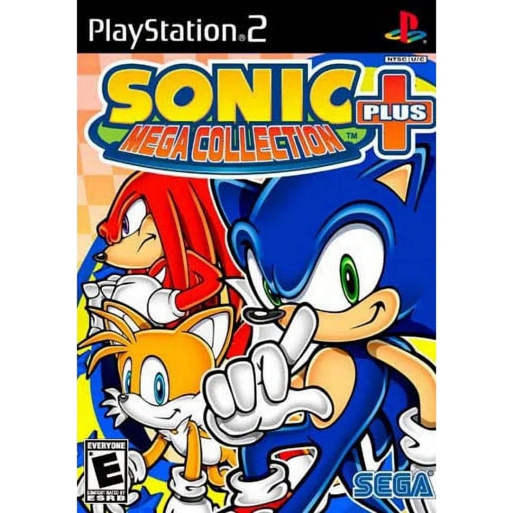 Jogos Sonic Mega Collection Plus para PS2 Playstation 2 Desbloqueado Imperdível