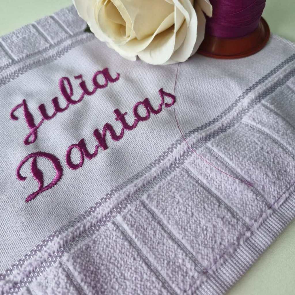Toalha de Boca Personalizada p/ volta às aulas