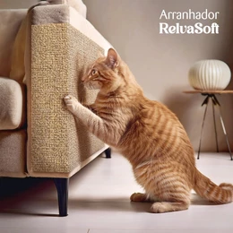 Arranhador Adesivo Premium:  Sofá, Cama e Móveis Para Gato - Protetor Pet