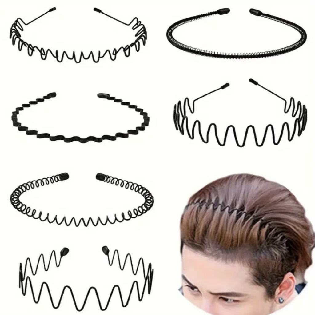 Tiara/Faixa De Cabelo De Metal Para Cabeça/Arco Unissex em Oferta na Shopee