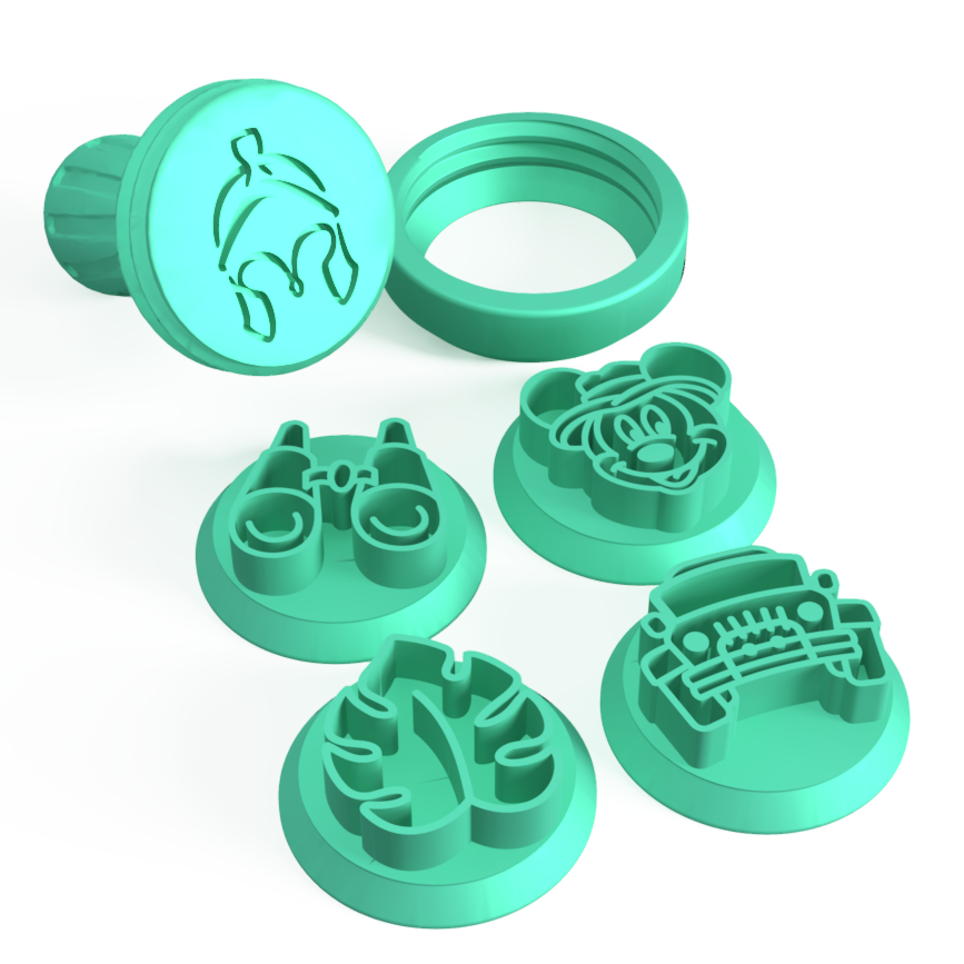 Carimbo Docinhos Brigadeiros  Epic 3d ratinho safari em Oferta na Shopee